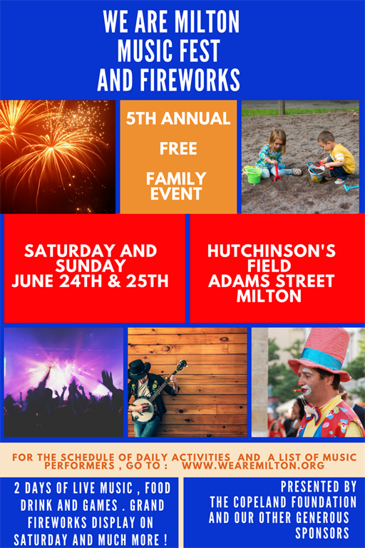 We Are Milton Music Fest & Fireworks